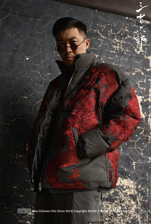 PT019_RED_01 — Dragon Emperor Red, model front