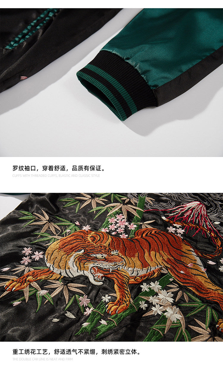RYUWAN PT098 Black Green original Taobao fabric embroidery detail 010