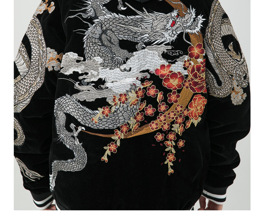 Sable Reverie — black detailed embroidery
