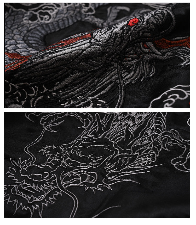 Ninefold Dynasty — embroidery closeup