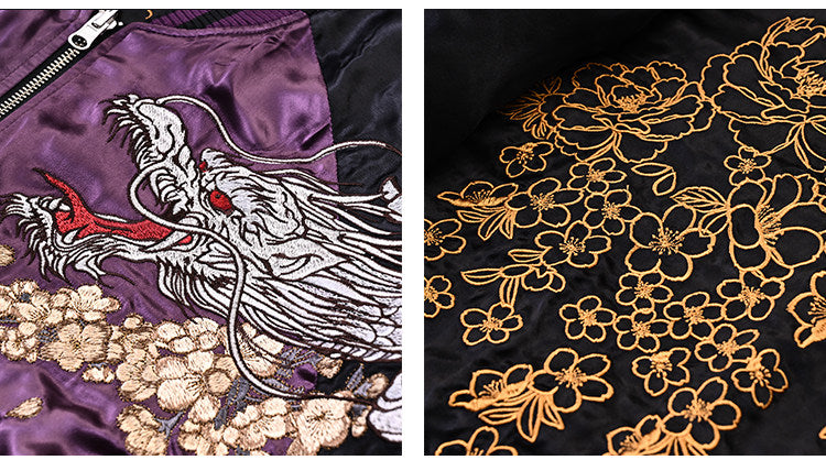 Violet Oath — floral thread closeup