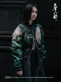 PT-012 genuine Taobao Bamboo Green front model — reversible Tiger Through Bamboo jacket