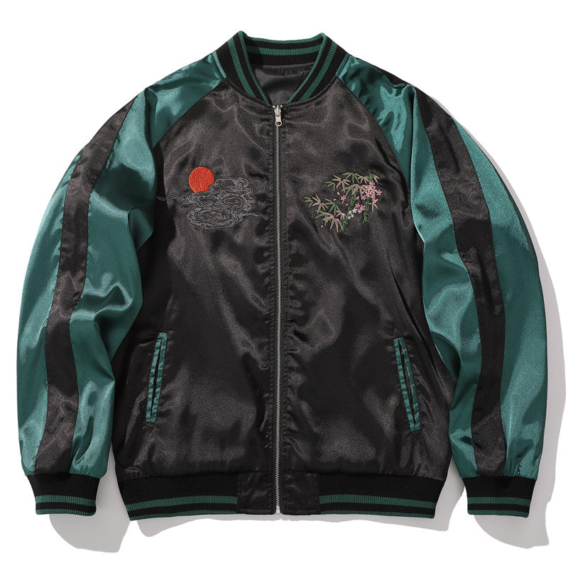 PT-098 original Taobao full front: black/green jacket